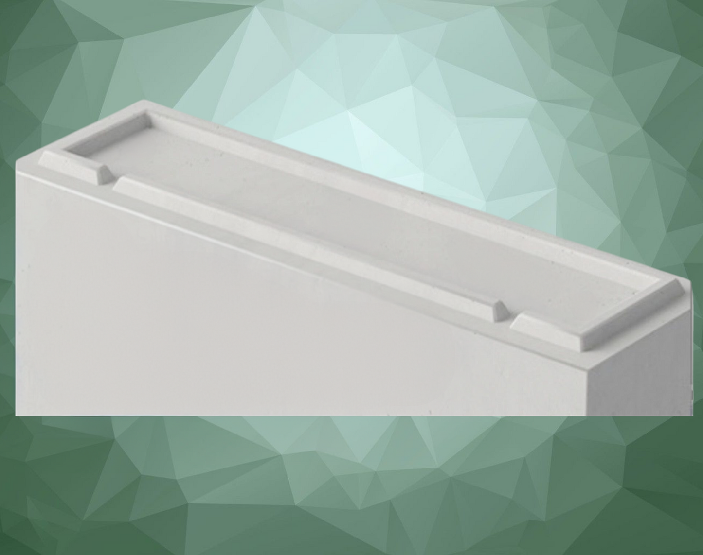 Fioriera rettangolare cemento